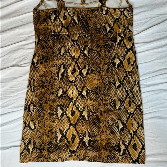 Zara Snake Print Dress - Picture 3 of 7